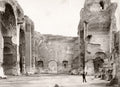 Rome Italy Baths Caracalla Ancient Roman Ruins Architecture Vtg. Photo 19thC.