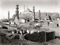 Tombs Caliphs Cairo Egypt Citadel Mosque Minarets Vtg. Photo 19thC.