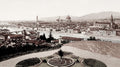 Florence Firenze Italy Cityscape Panorama River Arno Duomo Vtg. Photo 19thC.