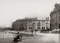 Burnham-on-Sea Esplanade Julia Catherine Terraces Lighthouse Vtg. Photo 19thC.