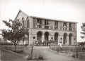 Khamgaon India European Residence Colonial Building Horse Vtg. Photo 19thC.