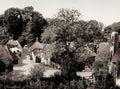 Cockington Devon English Village Thatched Roof Cottages Rural Vtg. Photo 19thC.