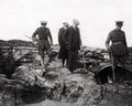 France AJ Balfour WWI Military Soldiers Trench Sandbags Vtg. Photo