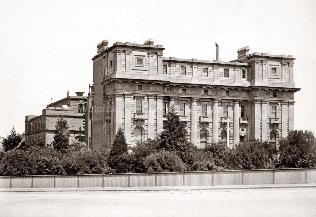 Melbourne Australia Houses Parliament Architecture Building Vtg. Photo 19thC.