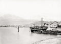 City Lucerne Switzerland Lake Steamboat Mount Pilatus Vtg. Photo 19thC.