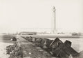 Port Said Egypt Lighthouse Suez Canal Harbor Seascape Vtg. Photo 19thC.