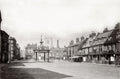 Beverley Yorkshire Market Place Town Square Shops Minster Vtg. Photo 19thC.