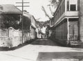 West Indies Jamaica Spanish Town Street View Buildings People Vtg. Photo 19thC.