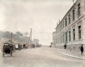 Yokohama Japan Harbour Street Scene Rickshaws Transportation Vtg. Photo 19thC.