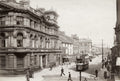 Deansgate Bolton Greater Manchester Street Scene Tram Bank Vtg. Photo 19thC.