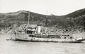 Weihai China Royal Navy Fleet Manoeuvres Ship Scaffolding Vtg. Photo 20thC.