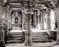 Jain Temple Sadri India Carved Pillars Columns Interior Vtg. Photo 19thC.