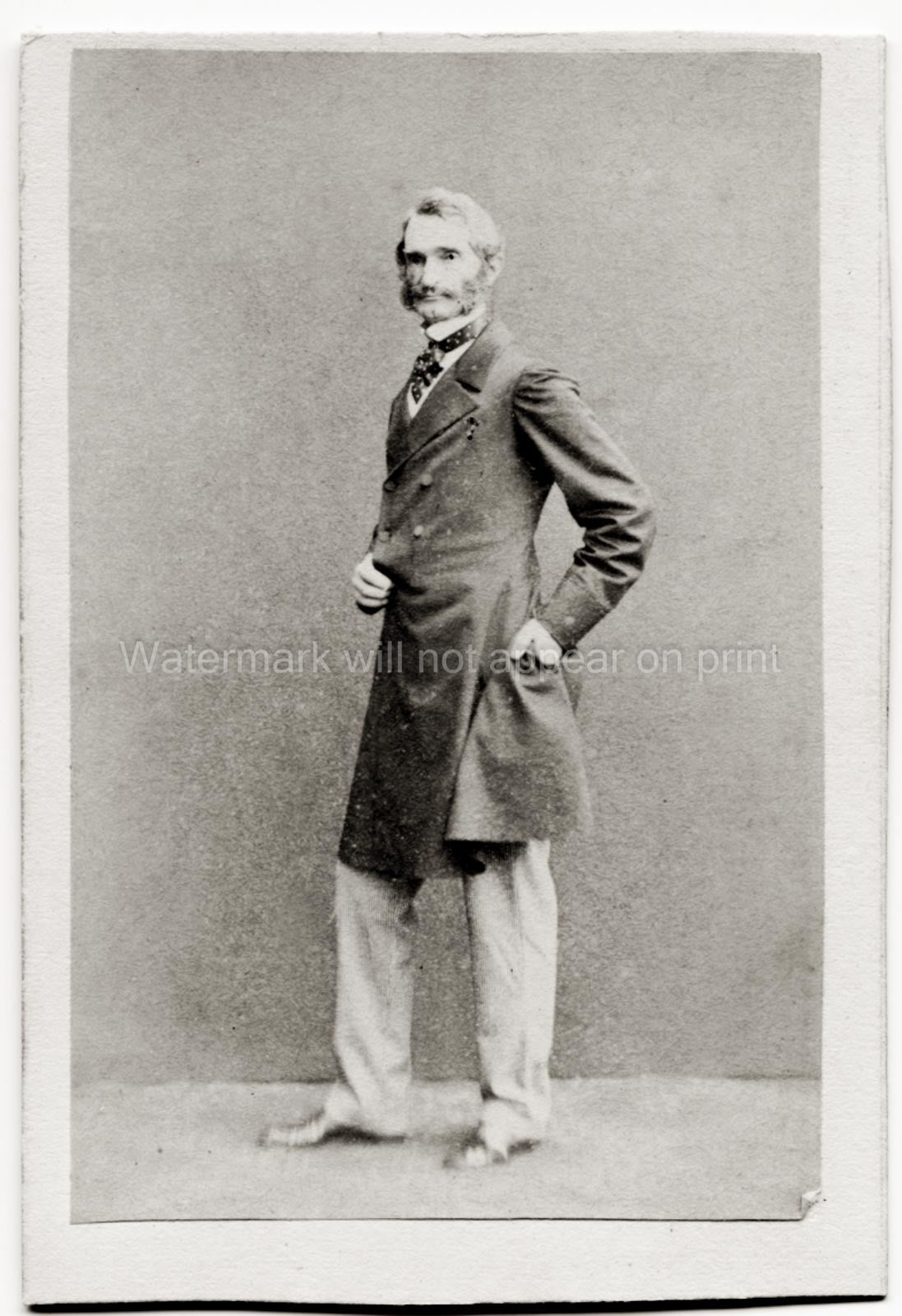 General Sir James Hope Grant GCB British Army Officer Frock Vtg. Photo 19thC.