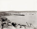 Port Victor South Australia Harbour Dock Jetties Railway Vtg. Photo 19thC.