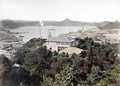 Nagasaki Japan Harbour View Shipyard Ships Bay Coastal Vtg. Photo 19thC.