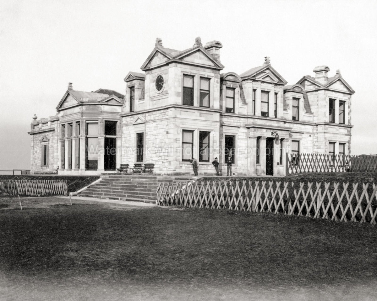 St Andrews Royal Ancient Golf Club Scotland Building Vtg. Photo 19thC.