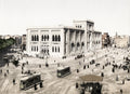 Cairo Egypt Library Street Scene Trams Cityscape Architecture Vtg. Photo 20thC.