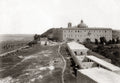 Convent Mount Carmel Israel Monastery Hillside Coastal View Vtg. Photo 19thC.