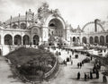 Paris France World Fair Pavilions Exposition Architecture Vtg. Photo 19thC.