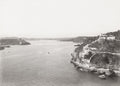 Cuba Santiago Harbour View Morro Castle Bay Seascape Boats Vtg. Photo 19thC.