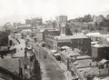Auckland NZ Winks Hall Street Scene Rooftops Architecture Vtg. Photo 19thC.
