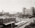 Salt Lake City Utah Mormon Temple Tabernacle Construction Vtg. Photo 19thC.