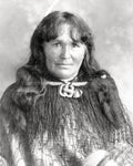 New Zealand Maori Woman Portrait Traditional Clothing Vtg. Photo 19thC.