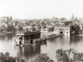 Sikh Golden Temple Amritsar India Gurdwara Sarovar Causeway Vtg. Photo 19thC.