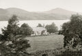 Wales Church Llanycil Bala Lake Llyn Tegid Lakeside Chapel Vtg. Photo 19thC.