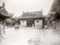 Shanghai China Temple Courtyard Traditional Architecture Vtg. Photo 19thC.