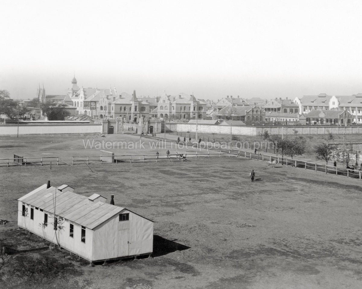 Peking Beijing China Legation Quarter Cityscape Architecture Vtg. Photo 20thC.