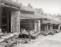 Kyoto Japan Porcelain Shops Crockery Market Pottery Child Vtg. Photo 19thC.