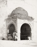 Halfaouine Tunis Street Fountain Dome Architecture Locals Vtg. Photo 19thC.