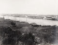 Batavia Jakarta Waterfront Harbor Canal Ships Dutch East Vtg. Photo 19thC.