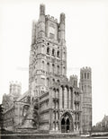 Ely Cathedral England Church Religion Gothic Architecture Vtg. Photo 19thC.