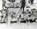 France Wounded Men Stretchers Soldiers Medical Army WW1 WWI Vtg. Photo