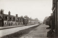 Walton-on-Thames Surrey Village Street Scene Cottages Tramway Vtg. Photo 19thC.
