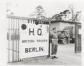 WWII British Army Headquarters Berlin Germany Soldier Guard Vtg. Photo WW2