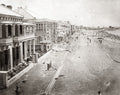 Kobe Japan Bund Typhoon Damage Street Scene Architecture Vtg. Photo 19thC.