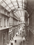 Galleria Mazzini Genoa Genova Italy Shopping Arcade People Vtg. Photo 19thC.