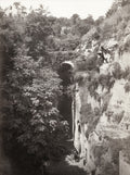 Naples Italy Crypta Neapolitana Grotto Posillipo Roman Tunnel Vtg. Photo 19thC.