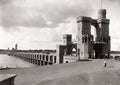 Egypt Delta Barrage Dam River Nile Castle Towers Architecture Vtg. Photo 19thC.