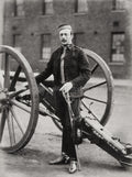 British Army Officer Royal Horse Artillery RHA Uniform Cannon Vtg. Photo 19thC.