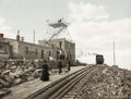 Pike's Peak Summit Colorado Cog Railway Train Station Tower Vtg. Photo 19thC.