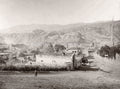 Akhaltsikhe Georgia Caucasus Fortress Hillside Town Landscape Vtg. Photo 19thC.