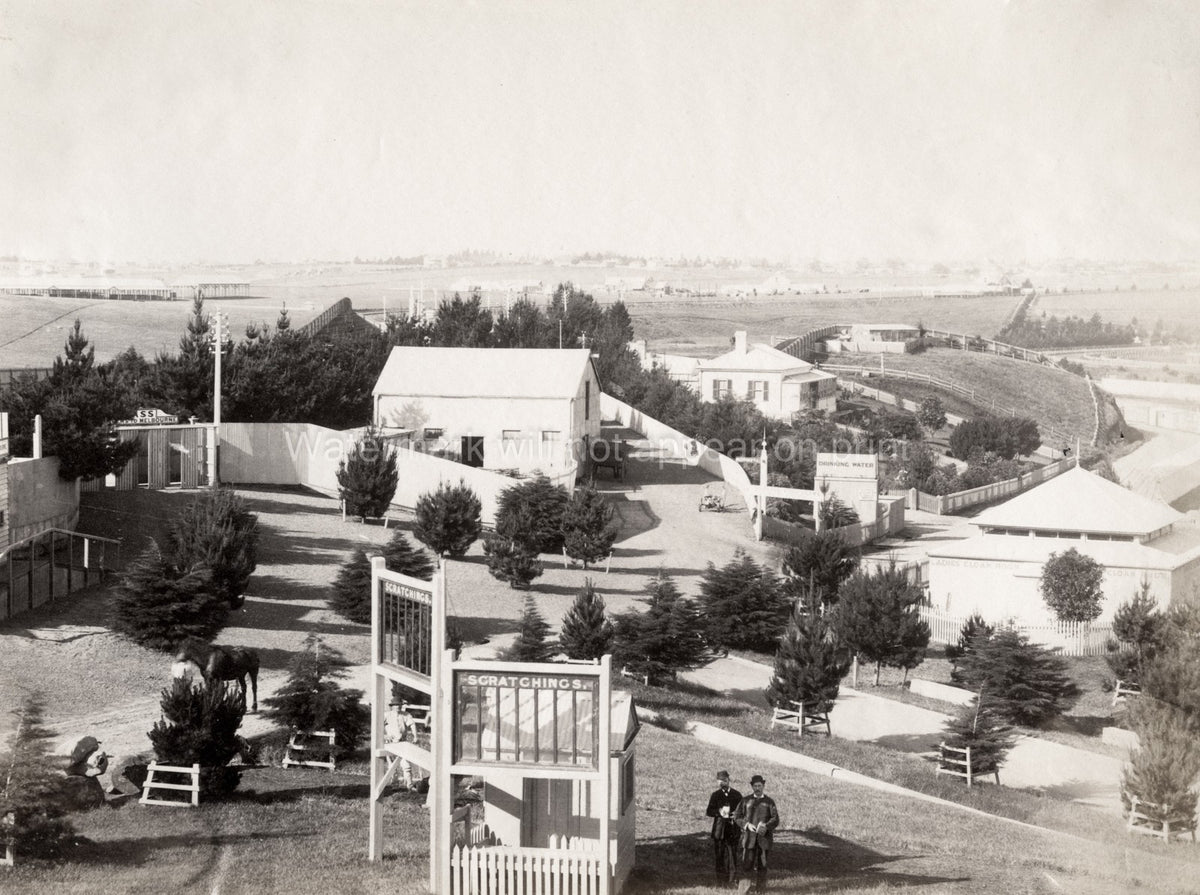 Flemington Racecourse Melbourne Australia Horse Racing Track Vtg. Photo 19thC.