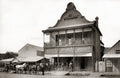 Queens Hotel Kimberley South Africa Architecture Men Carriage Vtg. Photo 19thC.