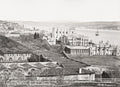 Istanbul Dolmabahe Palace Bosphorus Waterfront Cityscape Vtg. Photo 19thC.