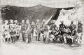 British Army India Officers 19th Bengal Lancers Military Group Vtg. Photo 19thC.