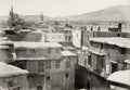 Damascus Syria Cityscape Rooftops Minarets Mosque Architecture Vtg. Photo 19thC.